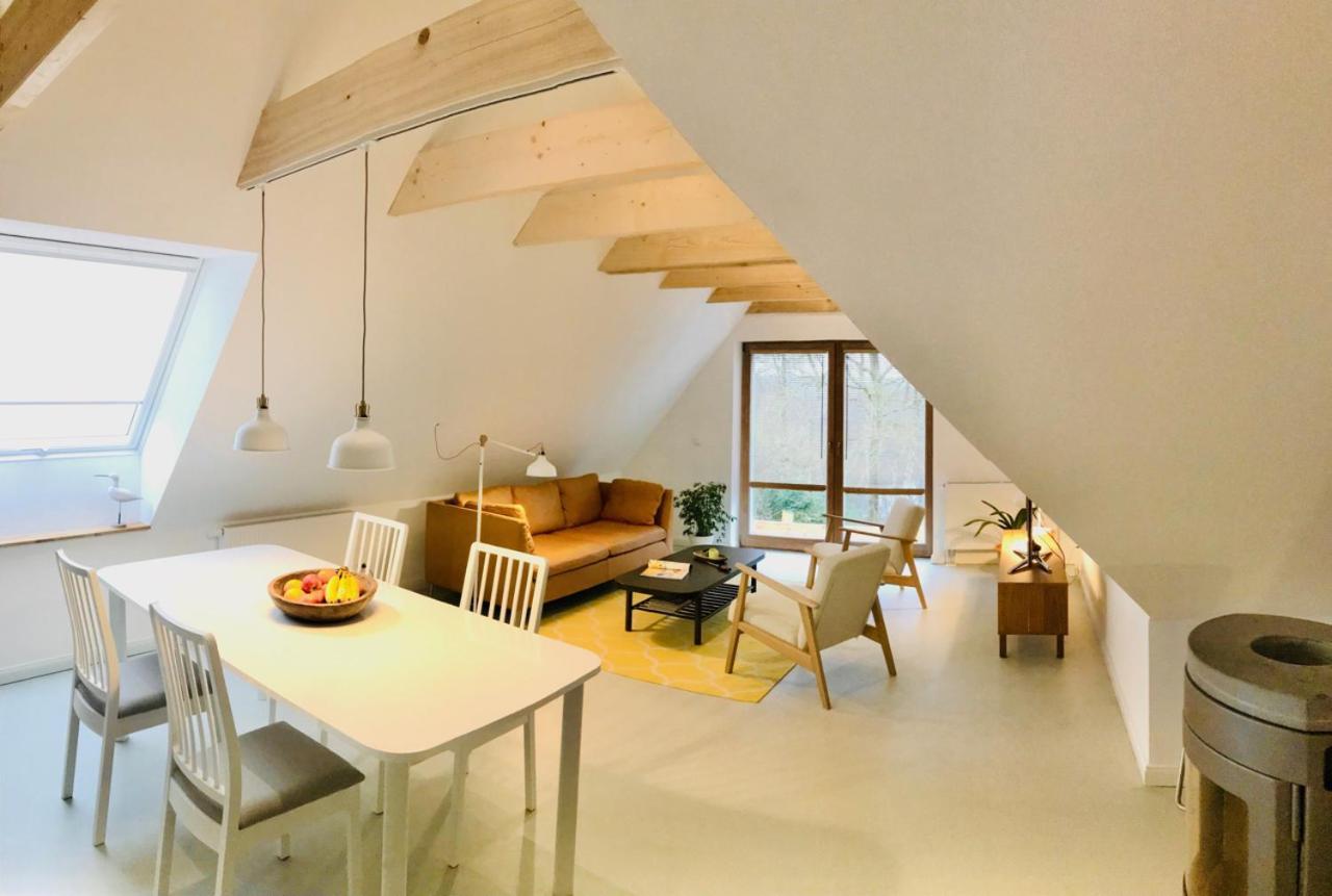Moorblick! Grosse Dachwohnung Mit Kamin Und Sauna Leck Exteriér fotografie