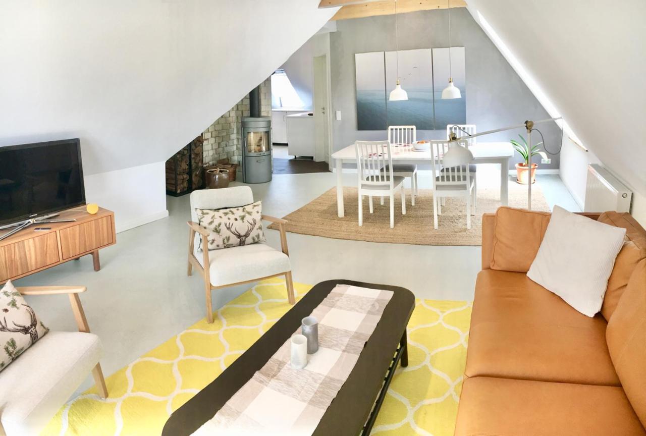 Moorblick! Grosse Dachwohnung Mit Kamin Und Sauna Leck Exteriér fotografie